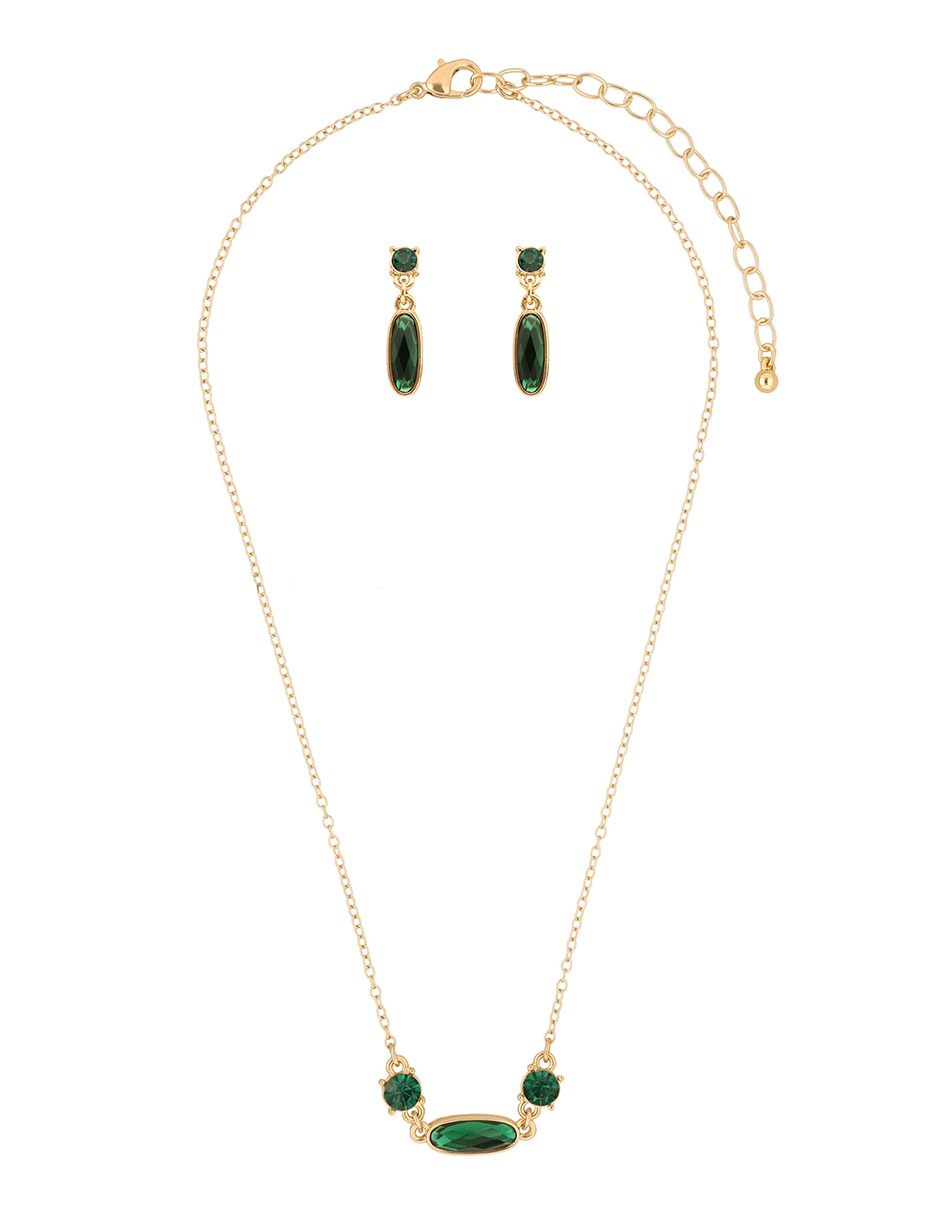 Aretes y collar Nine West