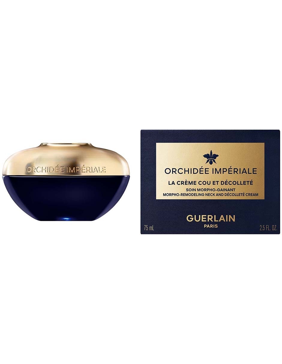 Crema para cuello y escote recomendada para reafirmar día y noche Guerlain Orchidée Impériale para todo tipo piel