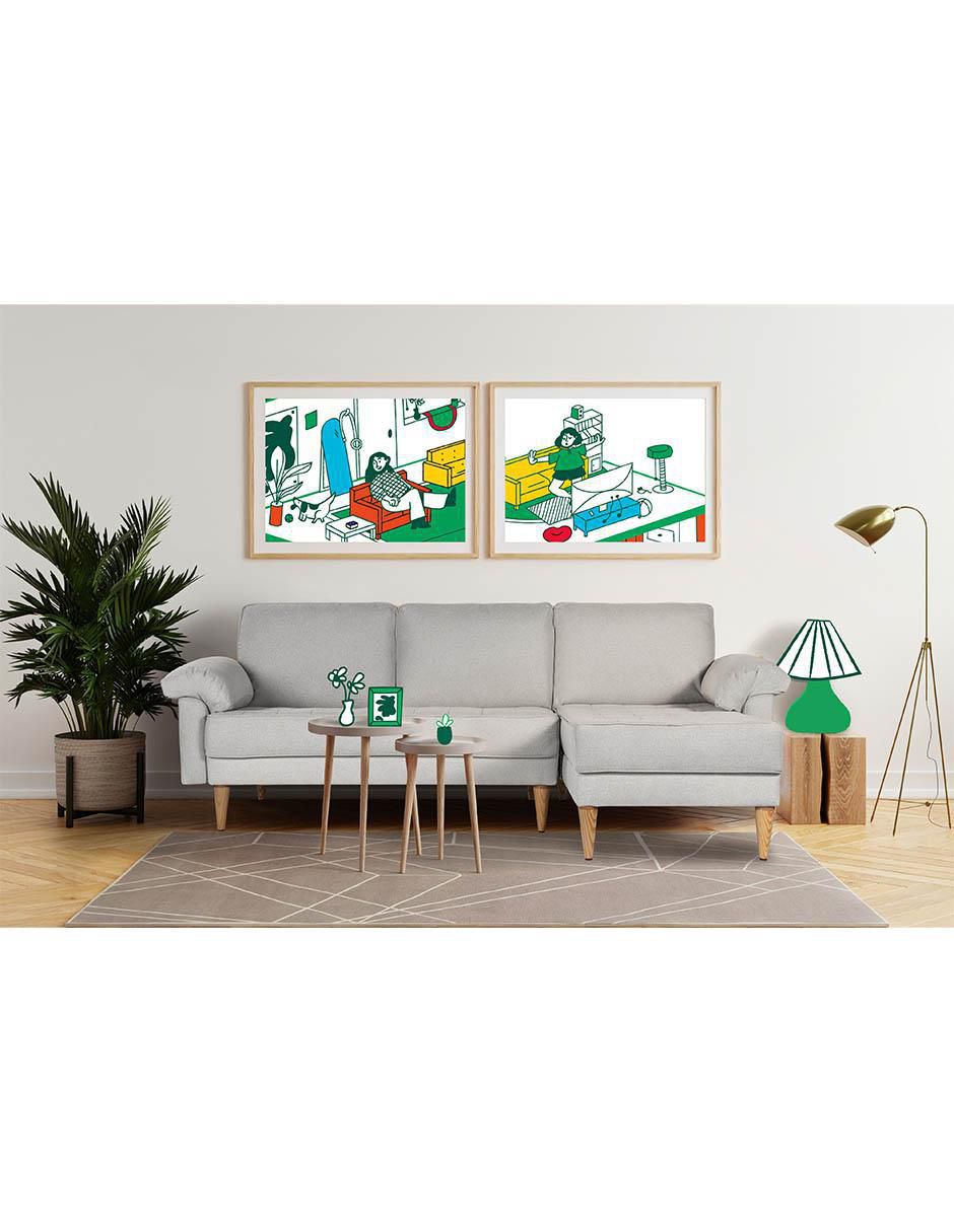 Sala modular Cavalli de lino 5