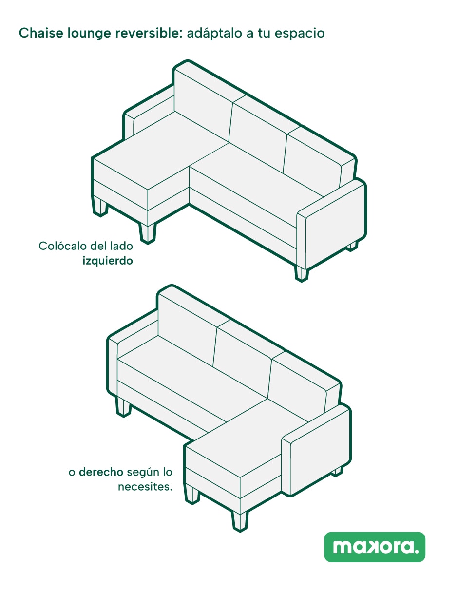 Sala modular Cavalli Makora de lino