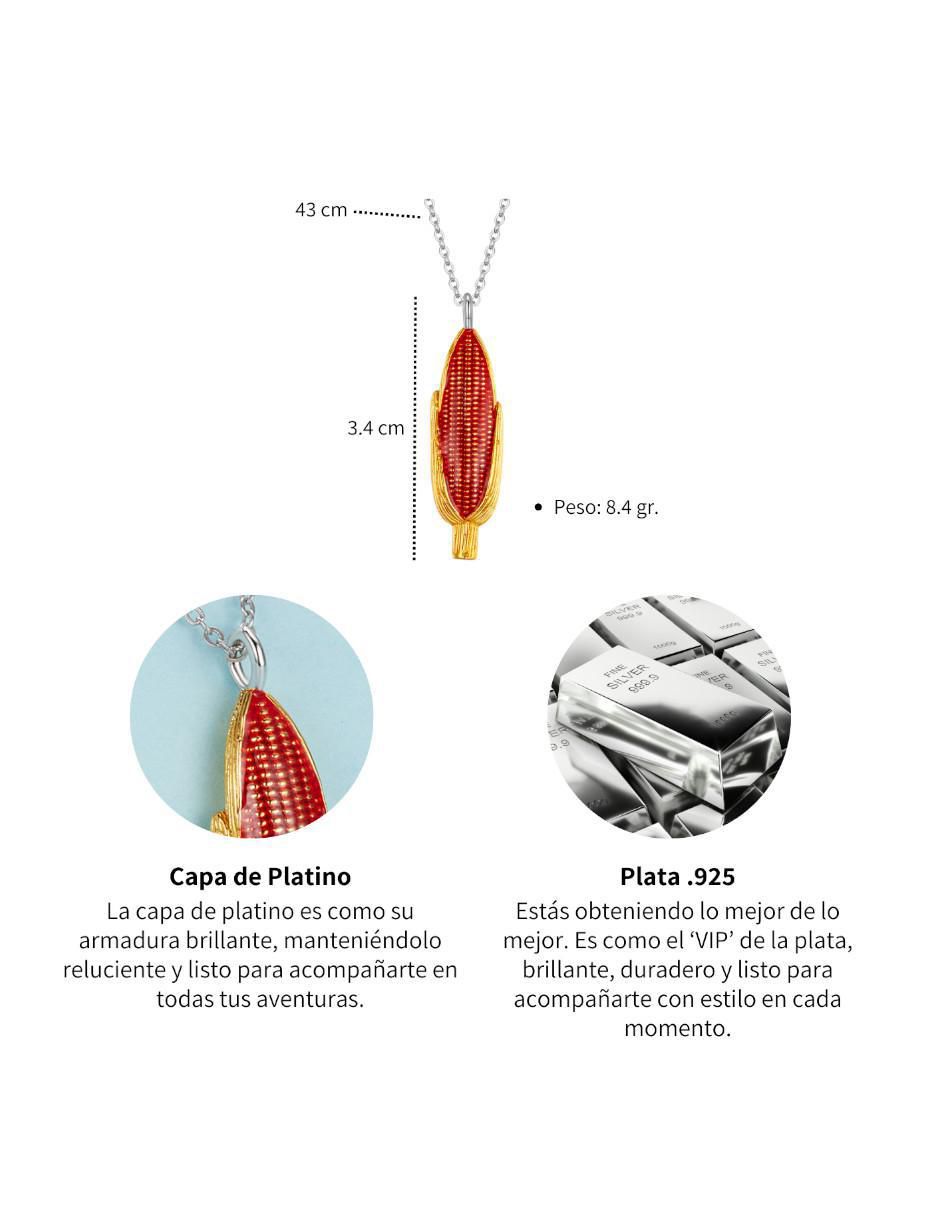 Collar de mazorca Chulada Raíces de plata P 925