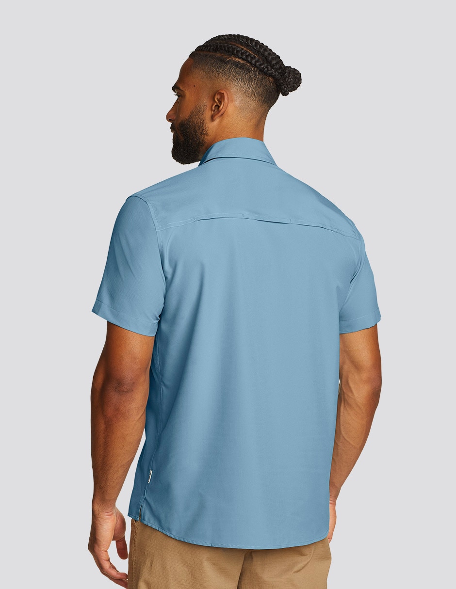 Camisa casual Eddie Bauer manga corta para hombre