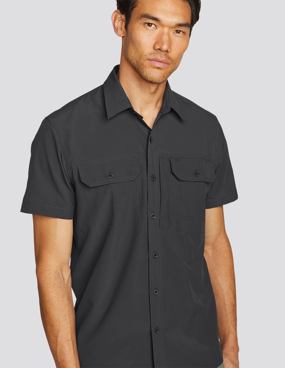 Camisa casual Eddie Bauer manga corta para hombre