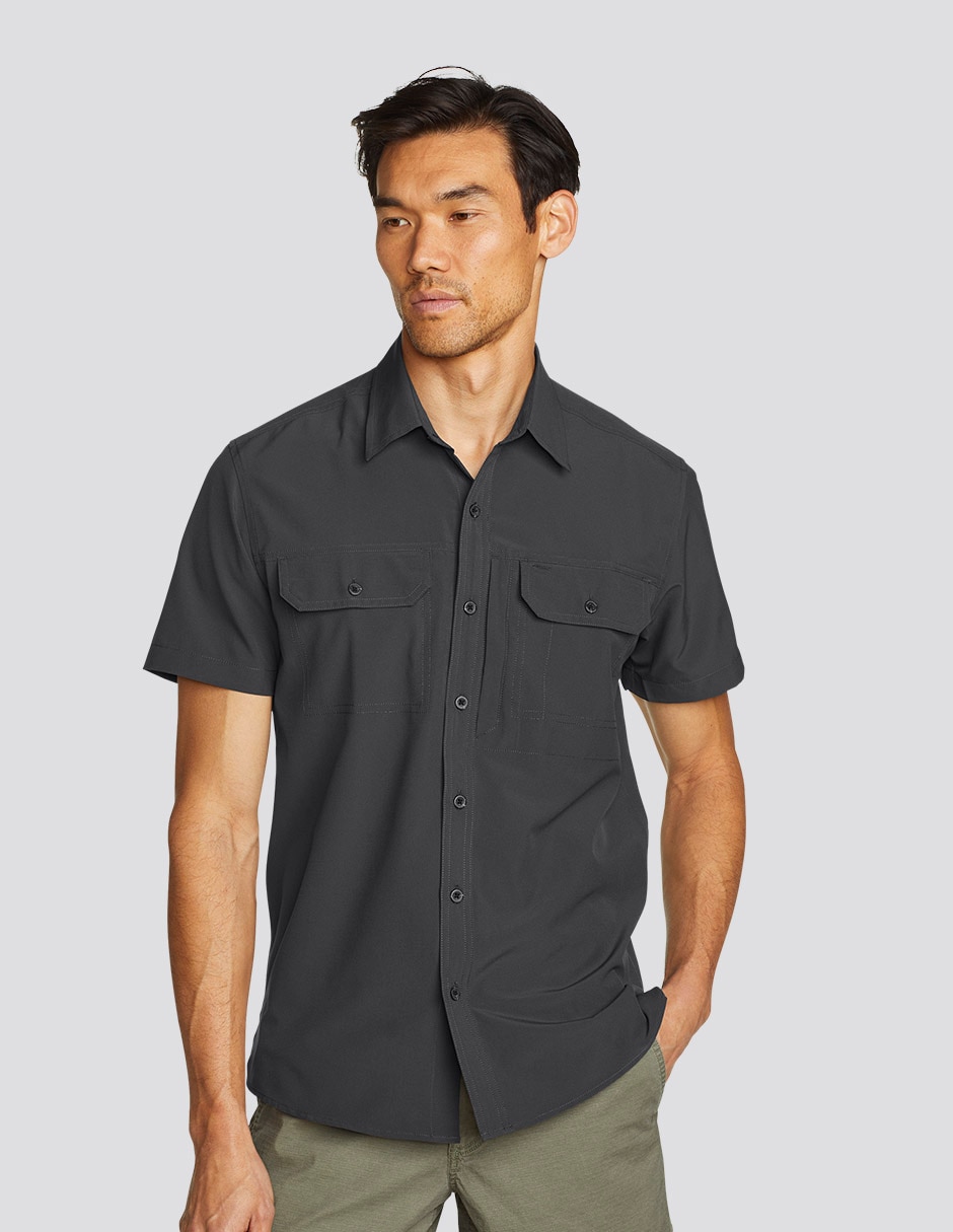 Camisa casual Eddie Bauer manga corta para hombre
