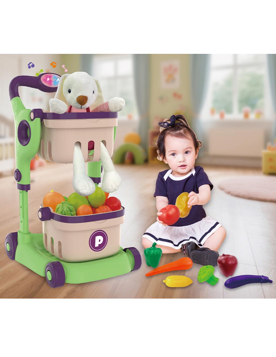 TOY TOWN Shopping Cart Toy Town juego de rol para niños