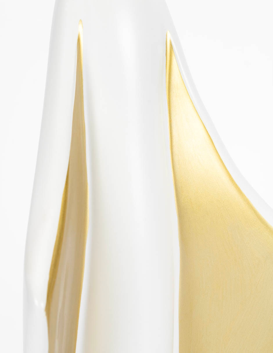 Figura asimétrico Virgen María de porcelana 6