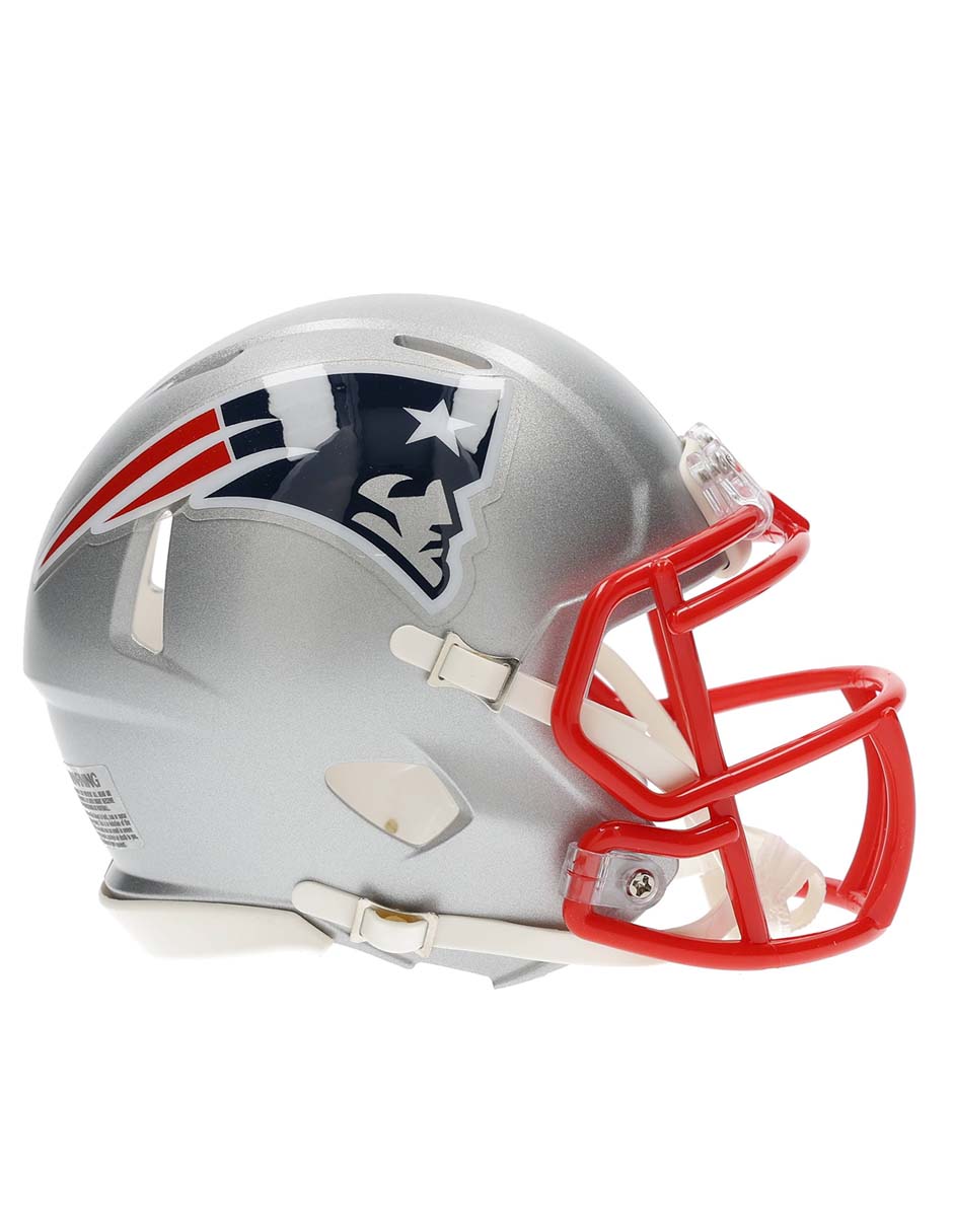 Mini casco de New England Patriots