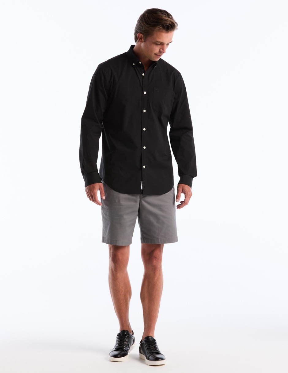 Camisa casual de algodón manga larga para hombre 3