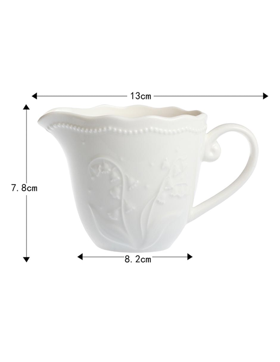 Cremera Bellflower de porcelana 2