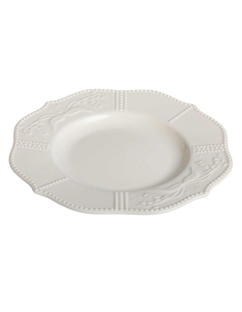Plato ensalda Bell Flower de porcelana 3