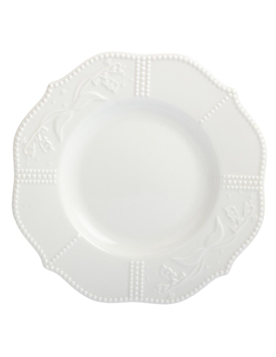 Plato ensalda Bell Flower de porcelana 5