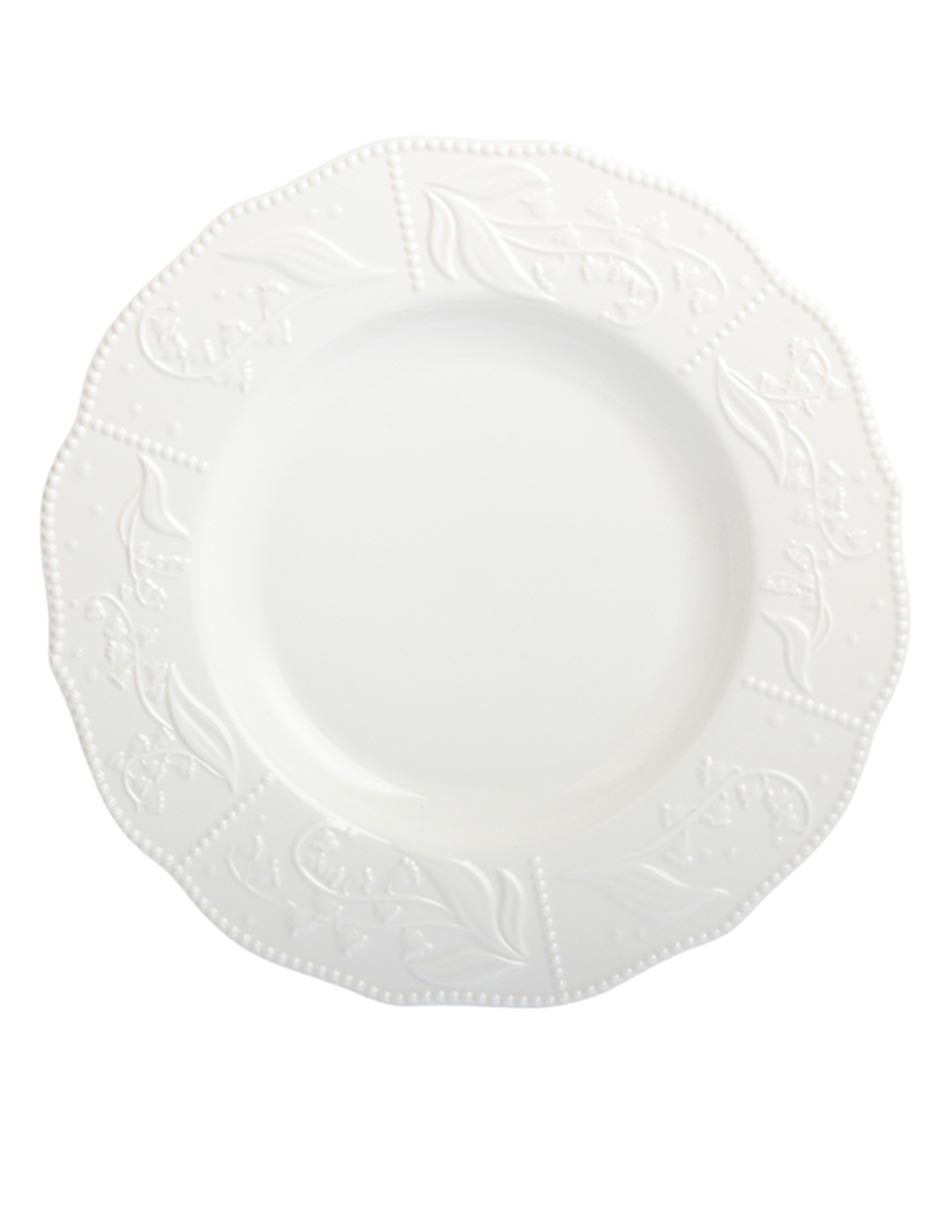 Plato trinche Bellflower de porcelana 5