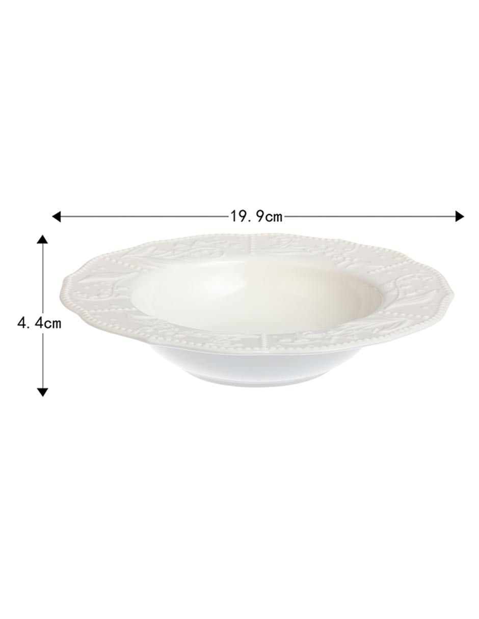 Plato sopa Bellflower de porcelana 2