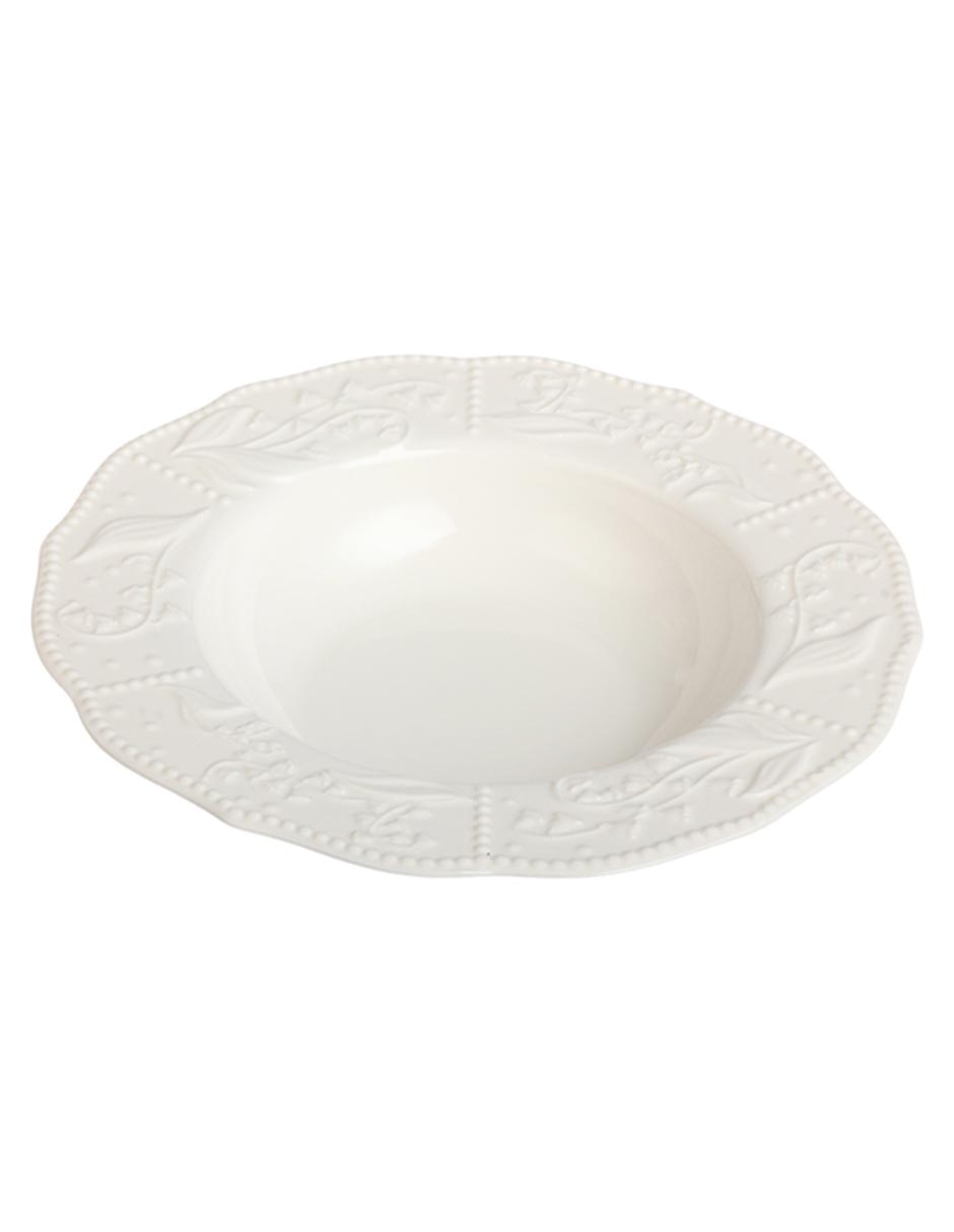 Plato sopa Bellflower de porcelana 3