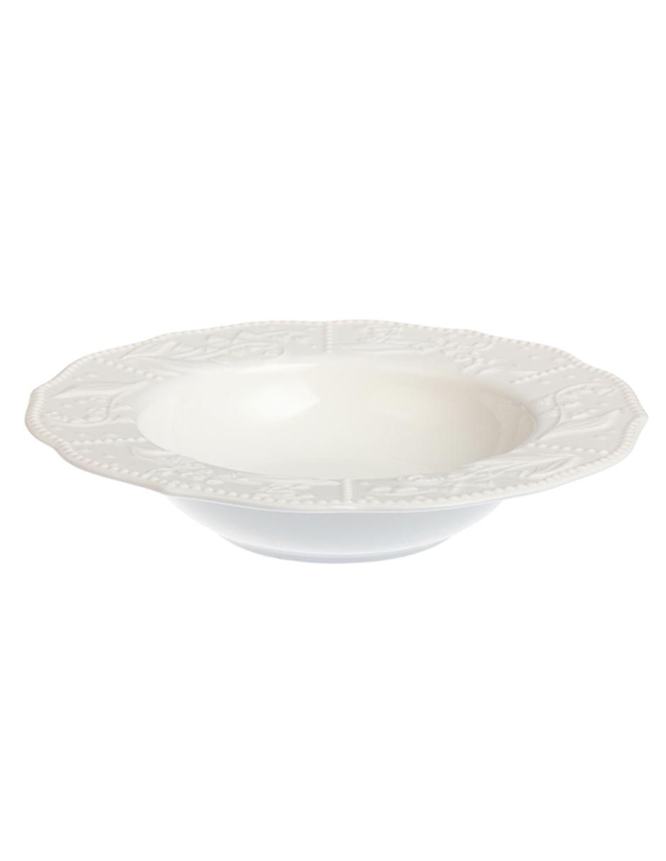 Plato sopa Bellflower de porcelana