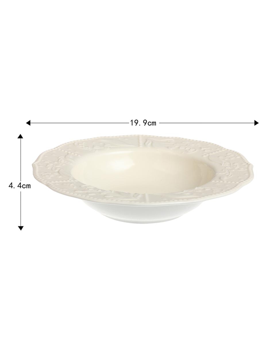 Plato sopa Bellflower de porcelana 2
