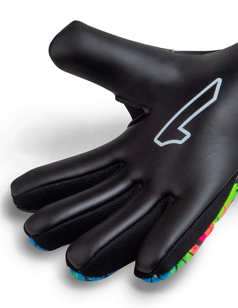 GUANTES DE PORTERO RINA, 9 AÑOS, NEGRO