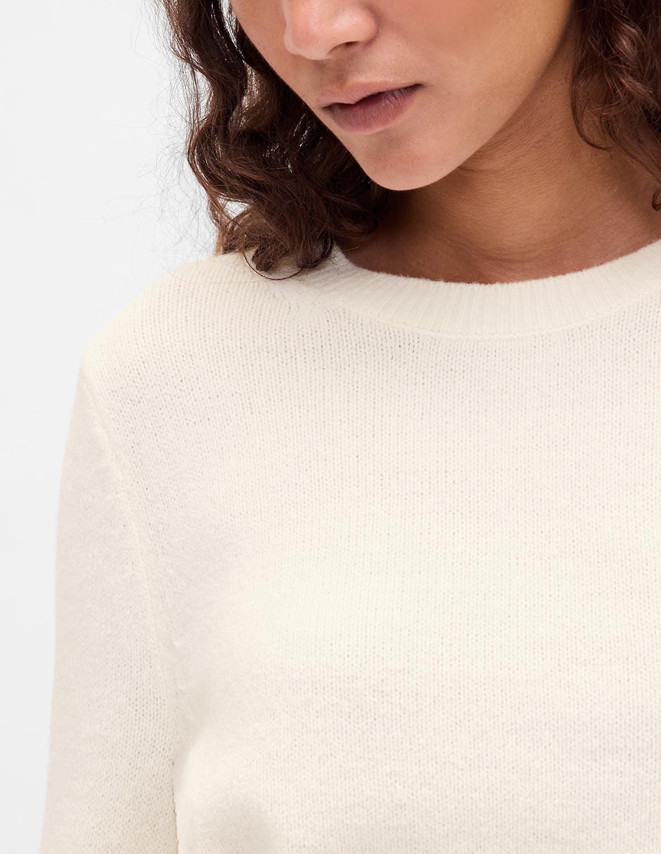 Suéter cuello redondo para mujer 3