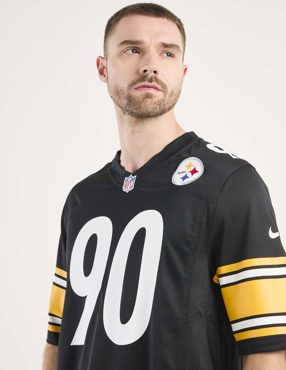 Jersey de Pittsburgh Steelers local authentic manga corta NFL para hombre 3