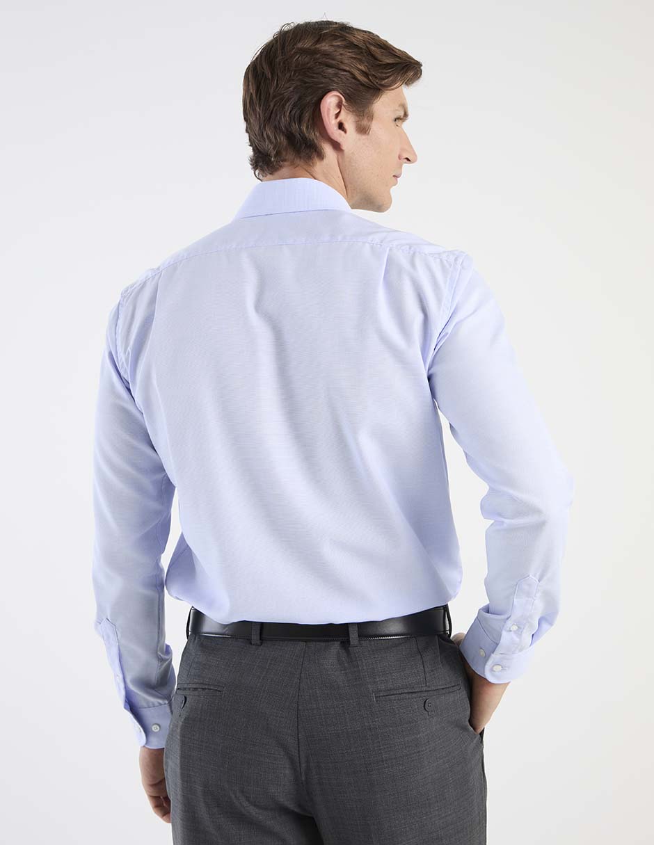 Camisa de vestir de algodón manga larga para hombre 6
