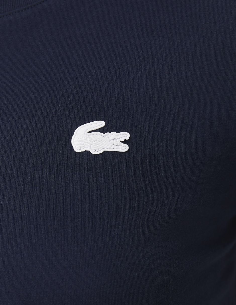 Playera manga corta Lacoste Tf9246_166 cuello redondo para mujer