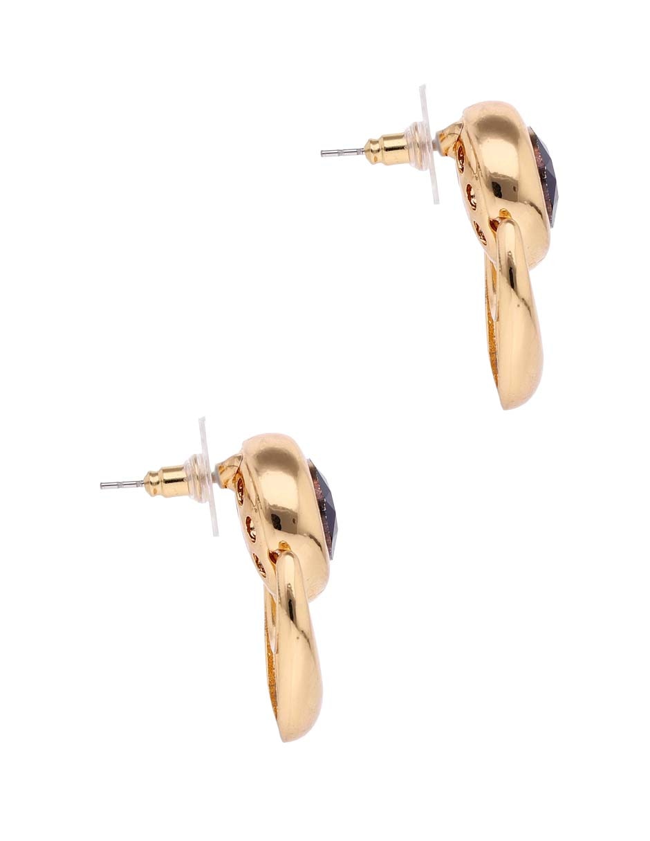 Aretes largos con acabado pulido 6