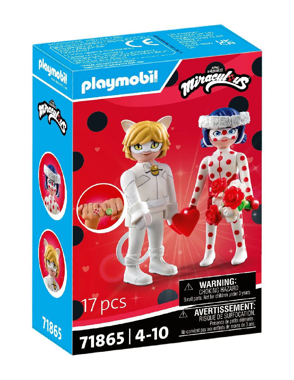 Playmobil Ladybug & cat noir sueño 71865