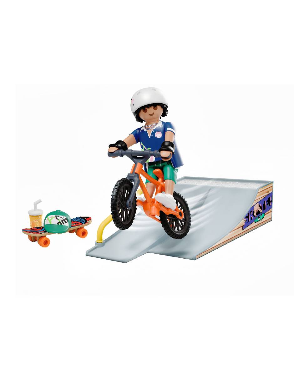 Playmobil Playmobil Skateboard con rampa 71798 3