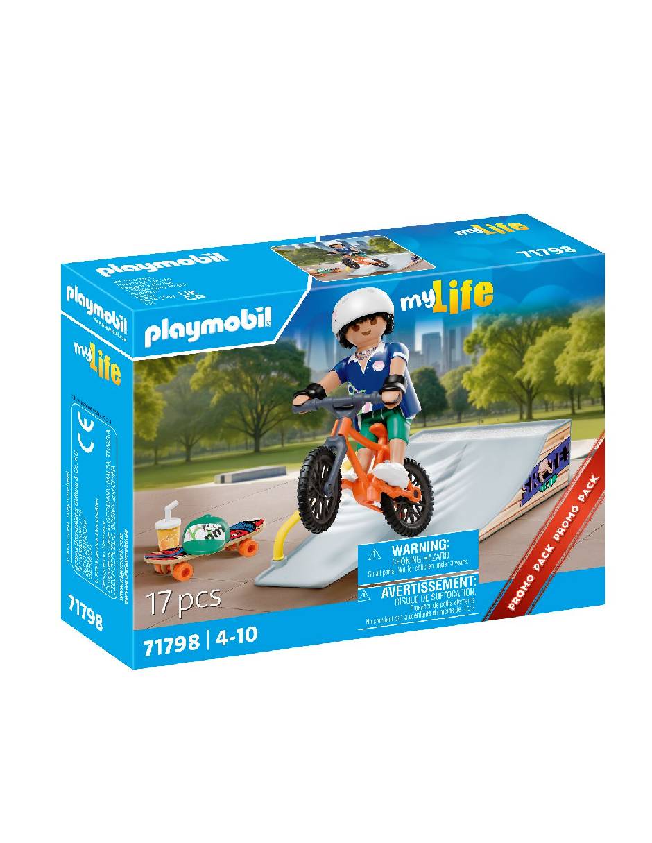 Playmobil Playmobil Skateboard con rampa 71798