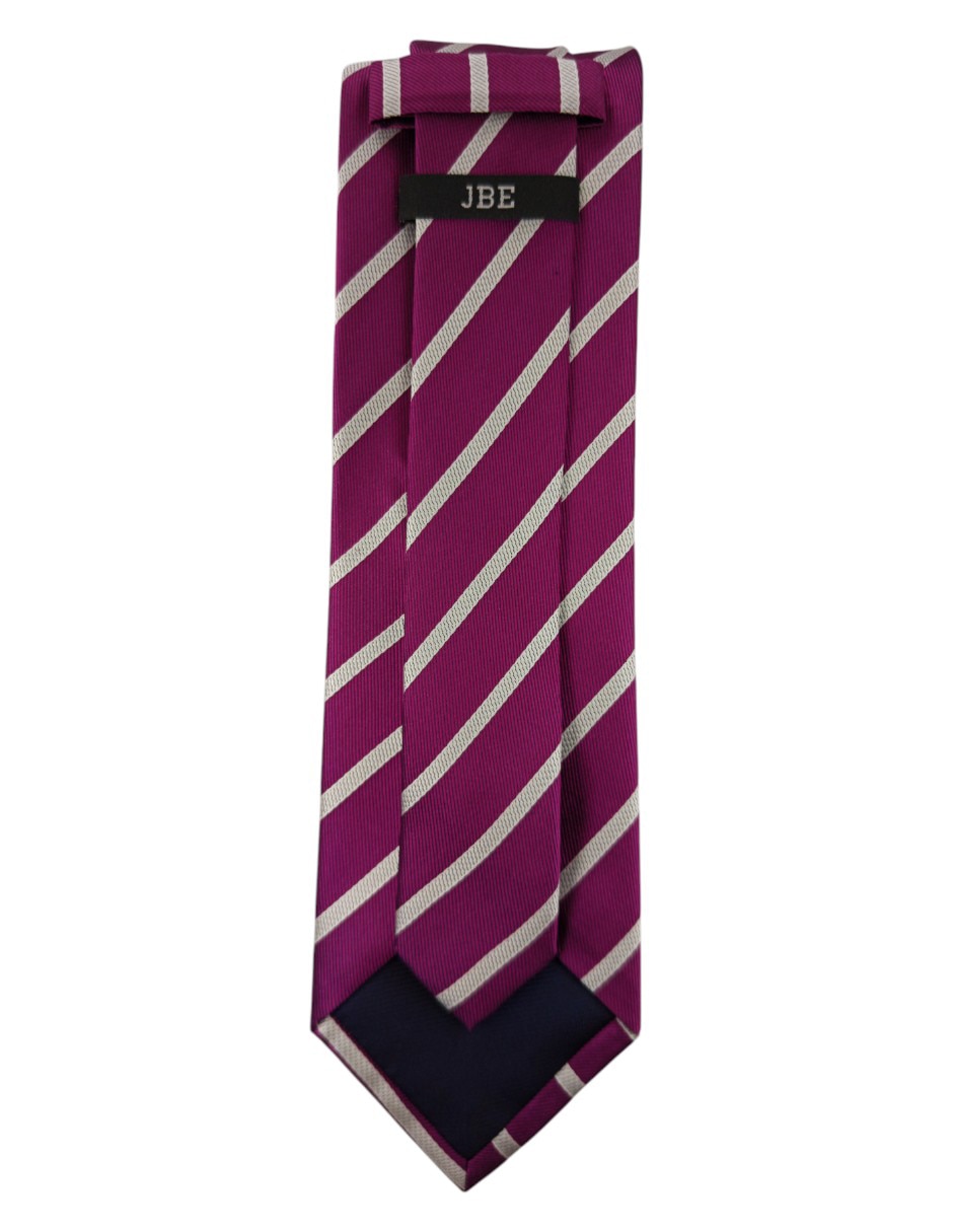 Corbata Jbe regular estampado a rayas para hombre