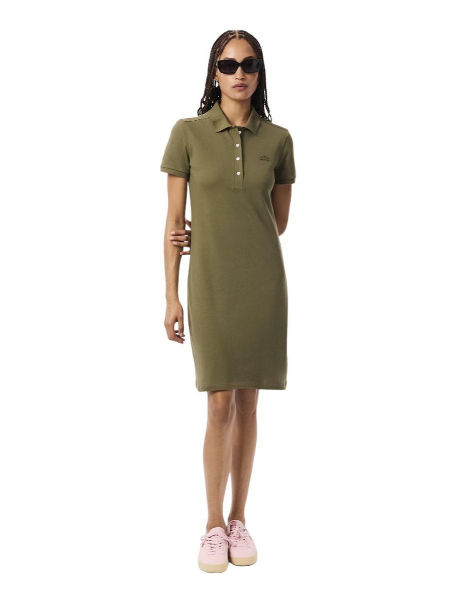 Vestido corto casual Lacoste para mujer