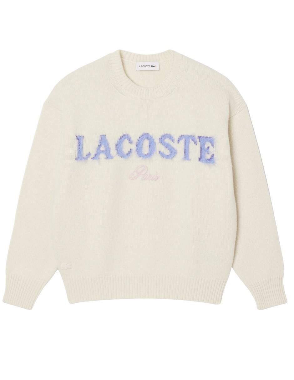 Suéter Lacoste cuello redondo para mujer