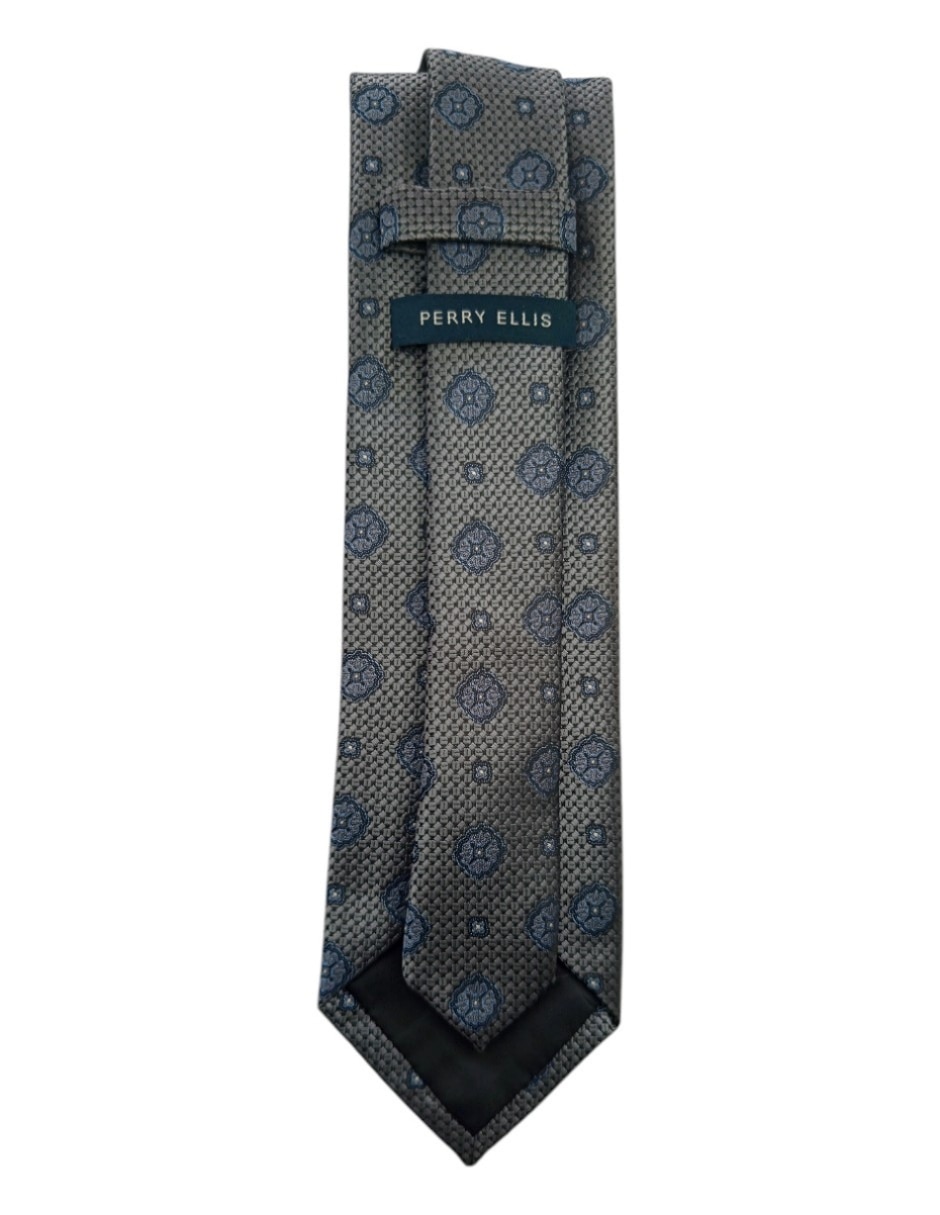 Corbata Perry Ellis regular estampado macroprint para hombre
