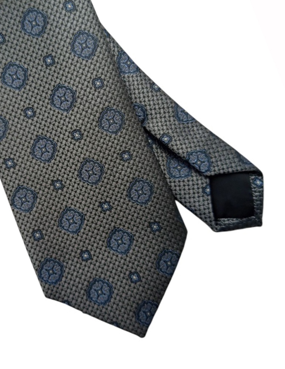 Corbata Perry Ellis regular estampado macroprint para hombre