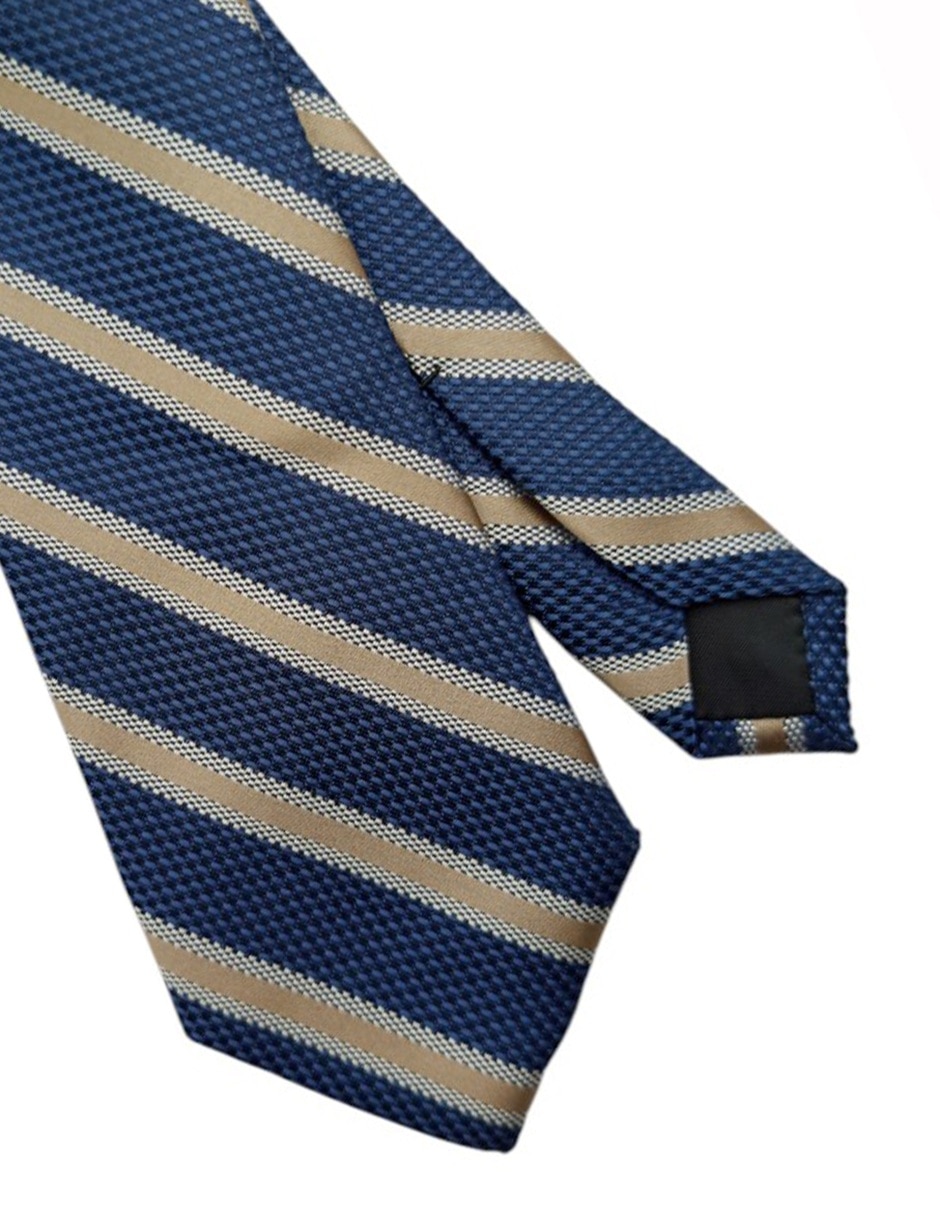 Corbata Perry Ellis regular estampado a rayas para hombre
