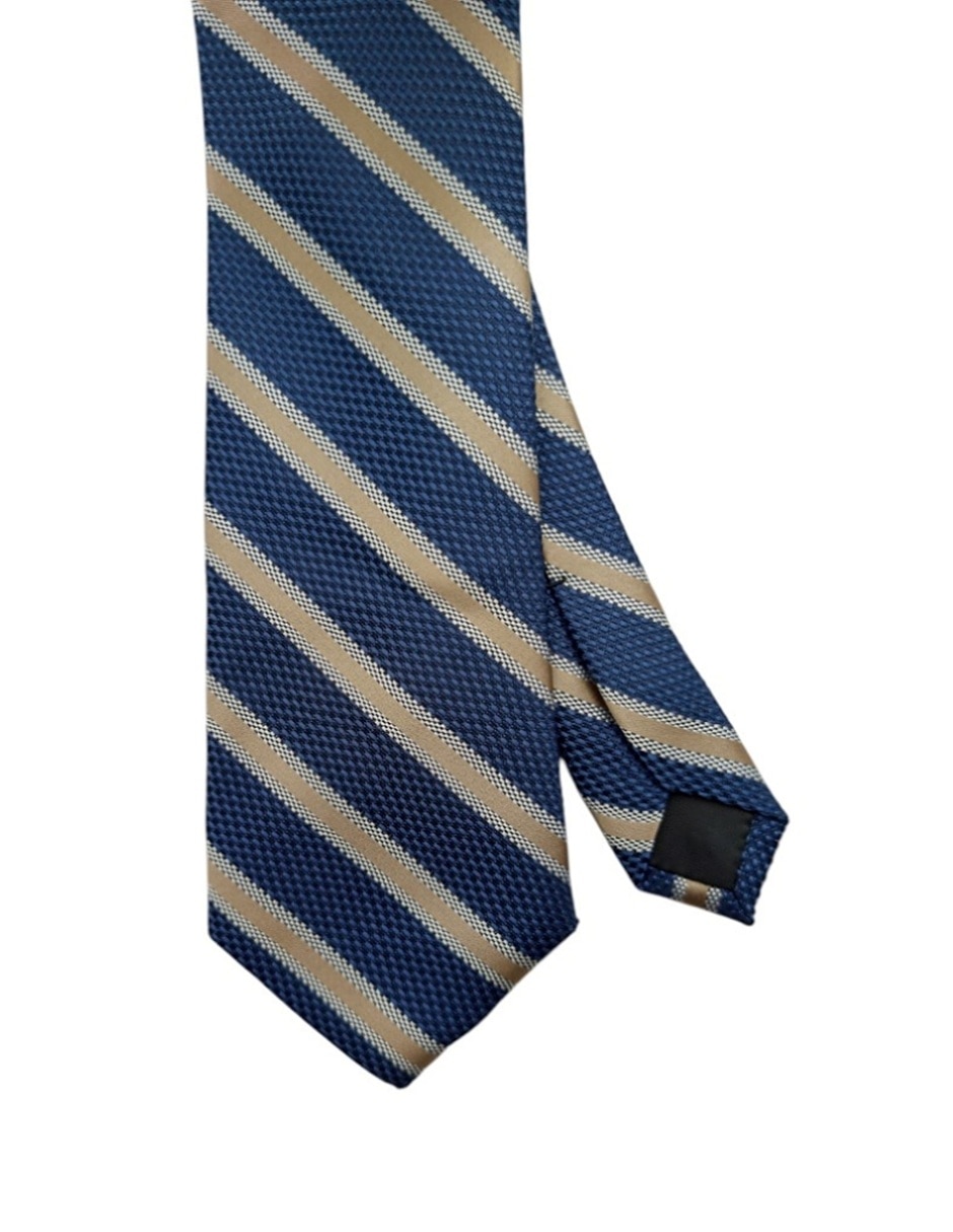 Corbata Perry Ellis regular estampado a rayas para hombre