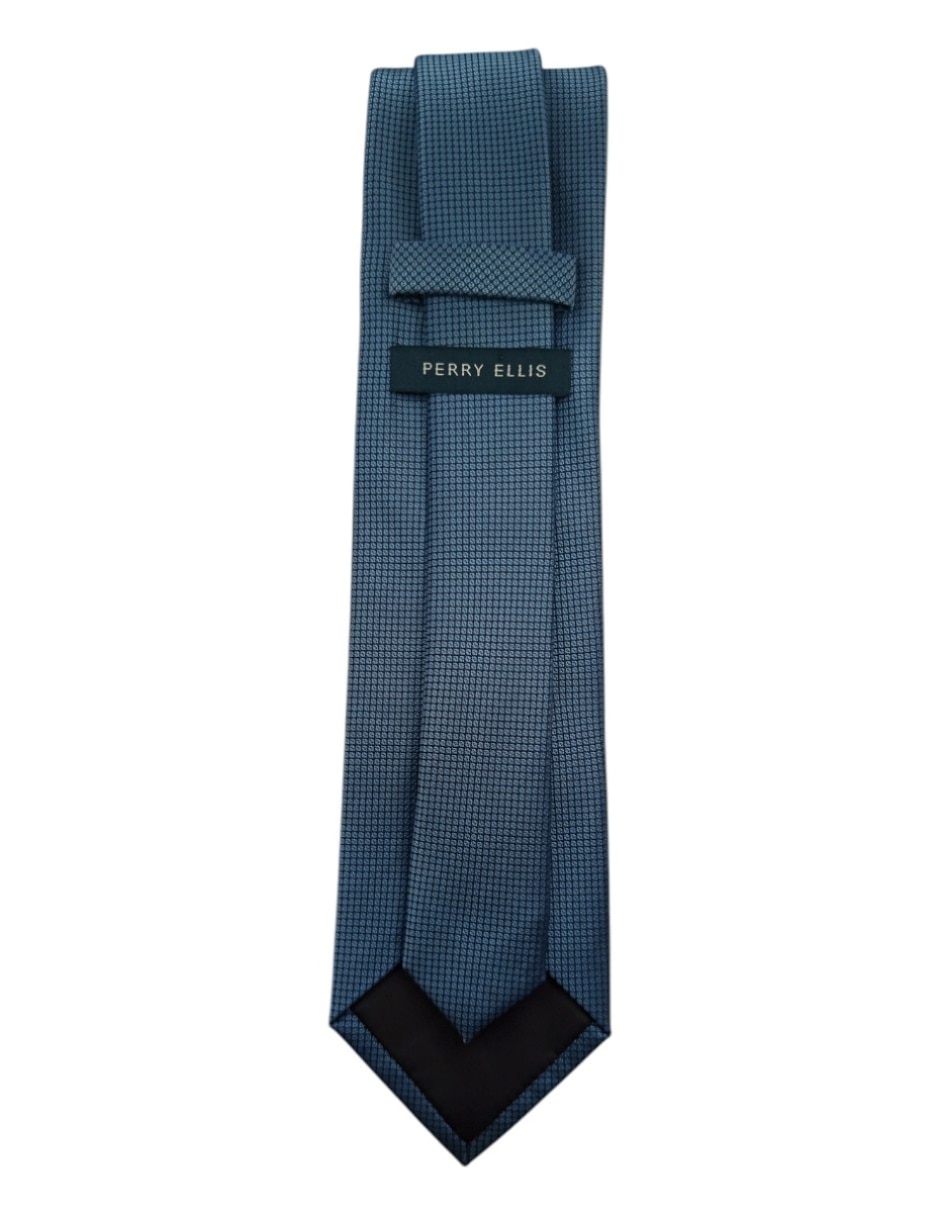 Corbata Perry Ellis regular estampado microprint para hombre
