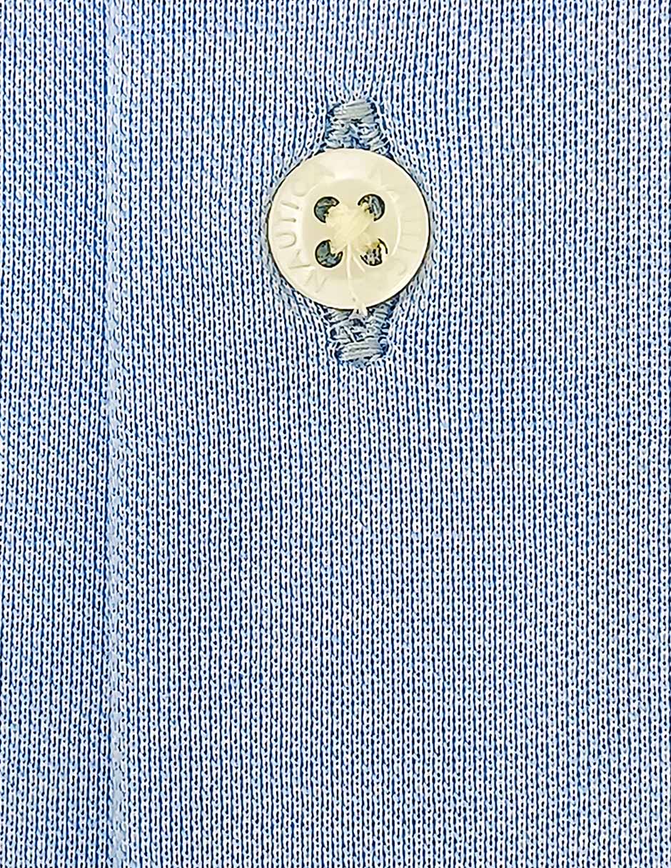Camisa de vestir Nautica de algodón manga larga para hombre