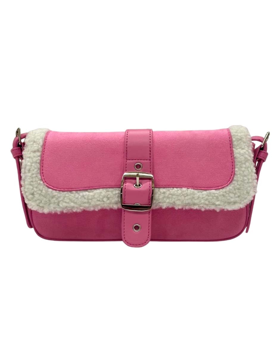 Bolsa shoulder de ante para niña