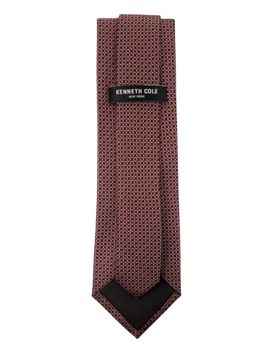 Corbata KC NY regular estampada para hombre