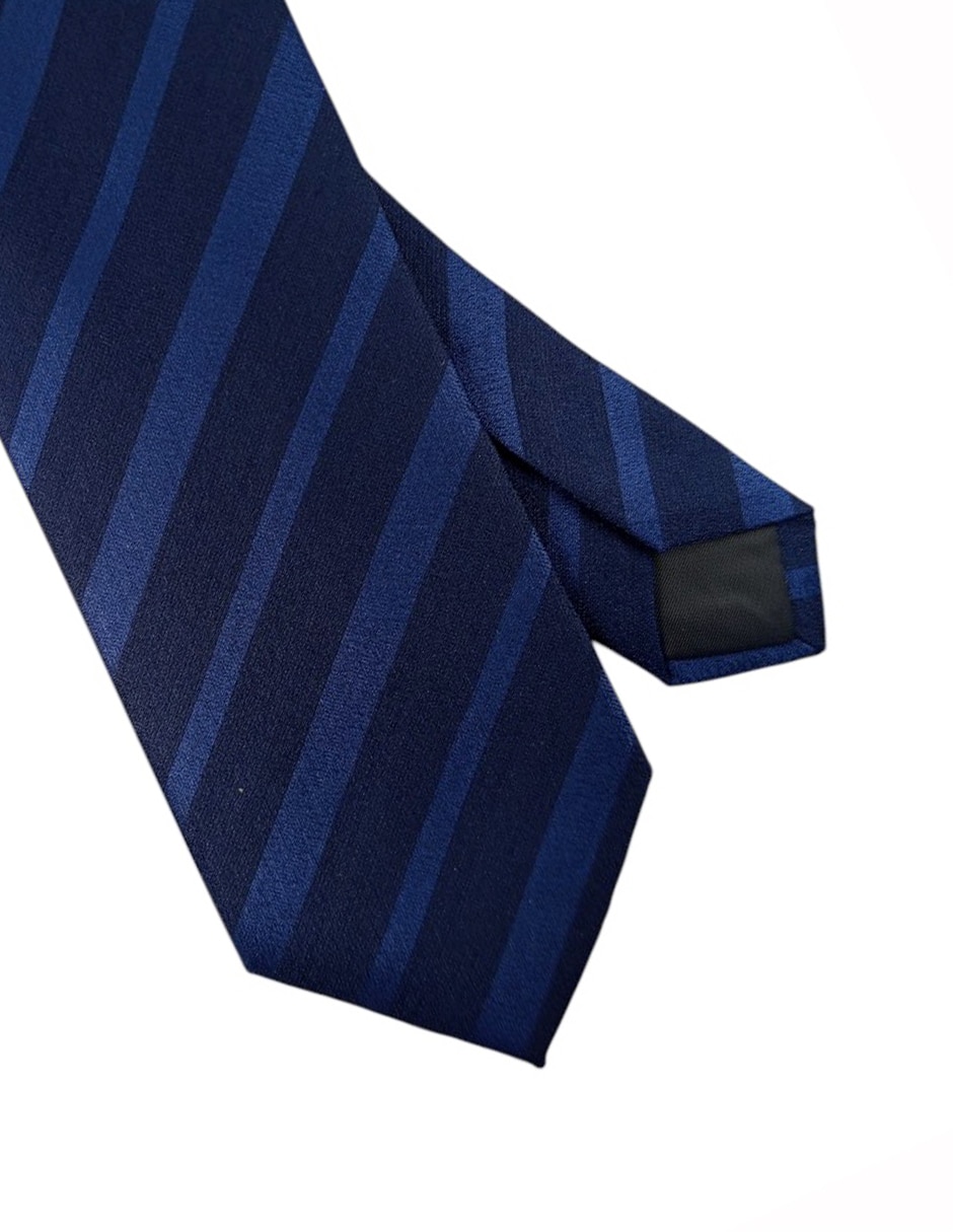 Corbata regular estampado a rayas para hombre 2