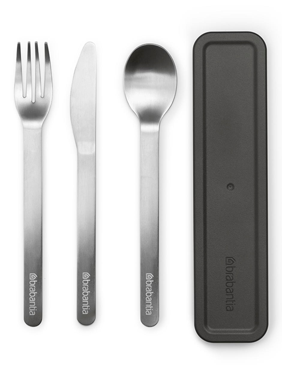 Set cubiertos Make & Take de acero inoxidable 3 piezas 5