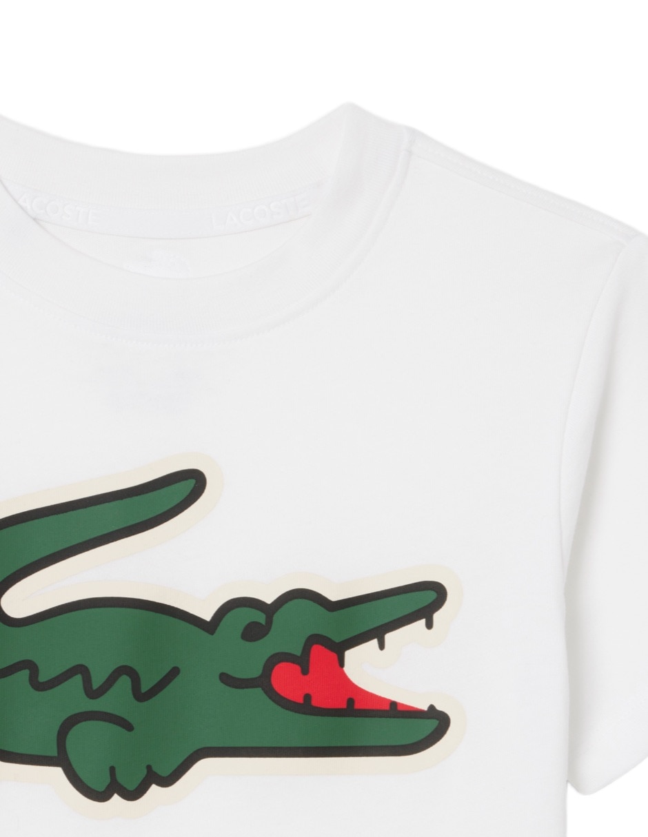 Playera Lacoste manga corta para niño
