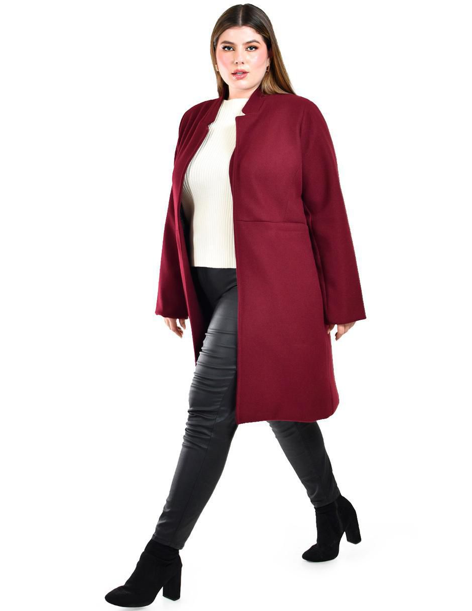 Abrigo Roman Fashion abierto para mujer