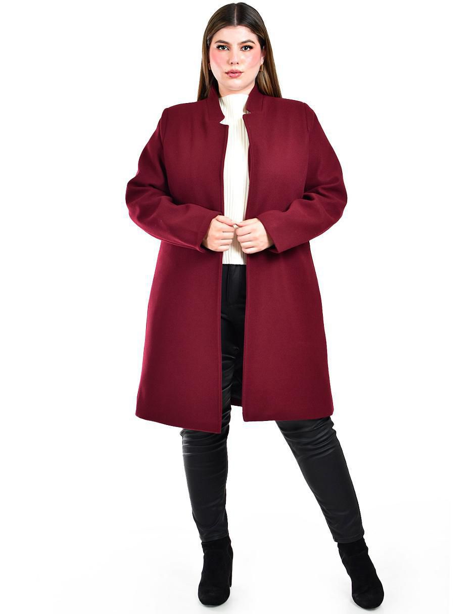 Abrigo Roman Fashion abierto para mujer