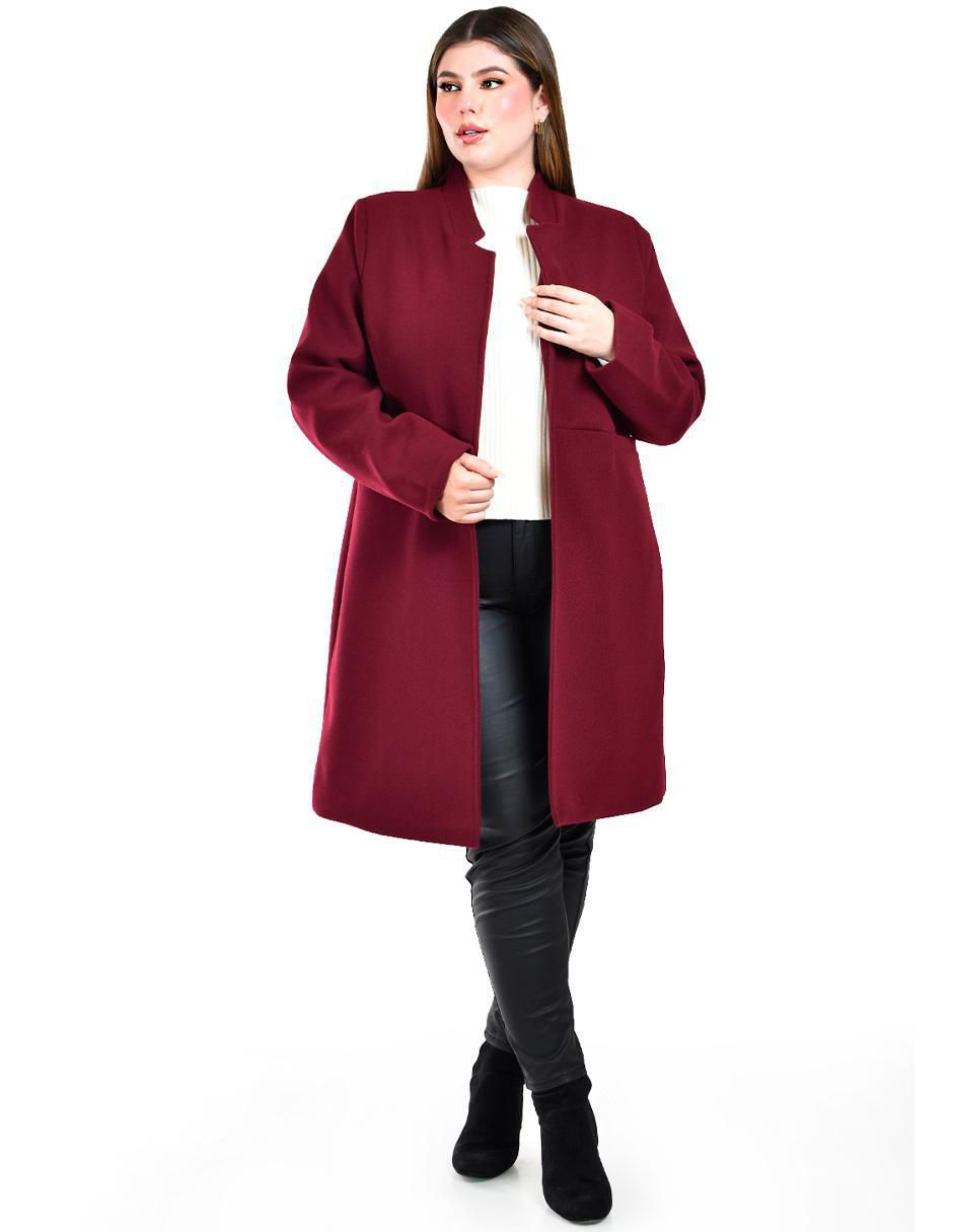 Abrigo Roman Fashion abierto para mujer