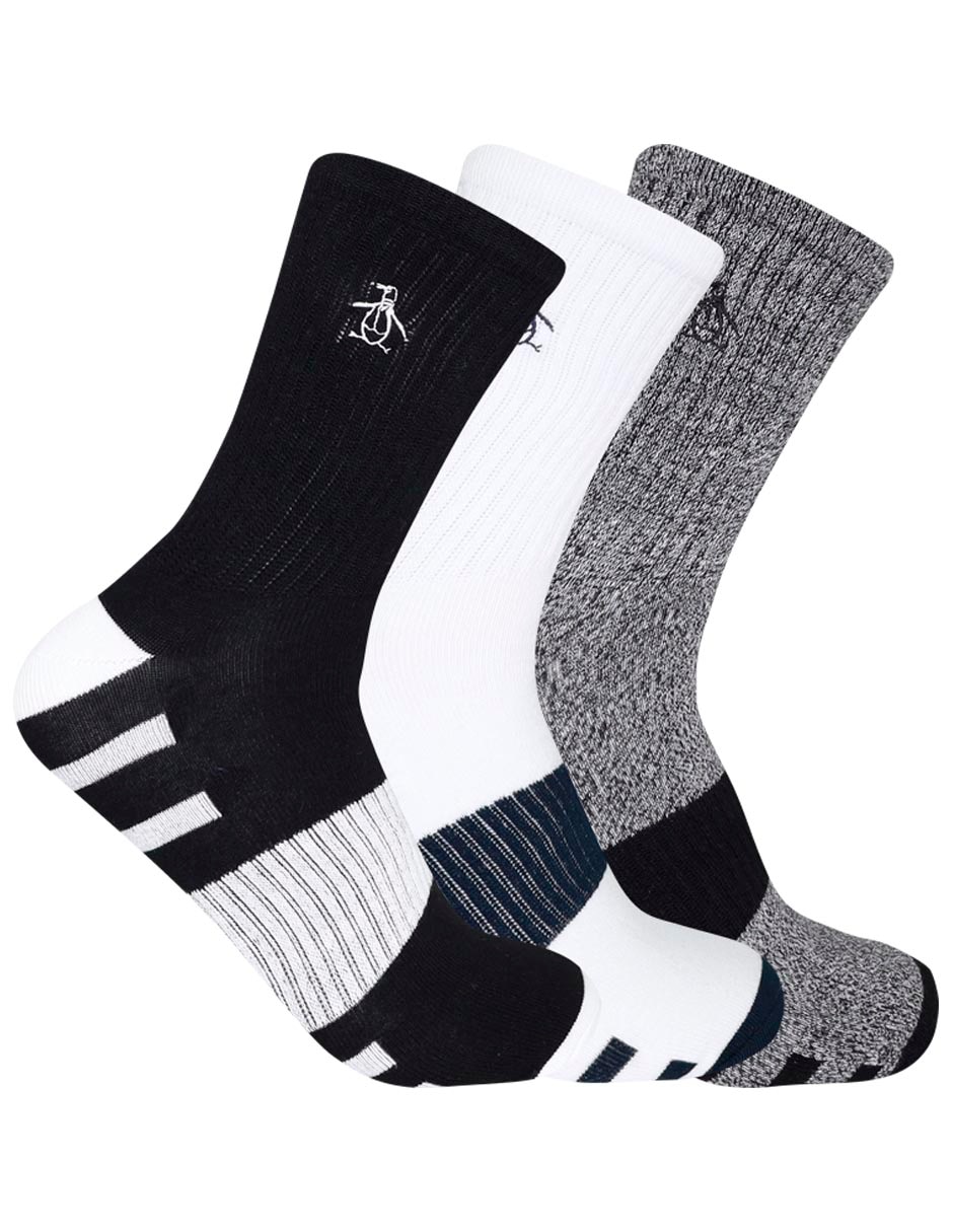 Set de calceta Original Penguin de bambú para hombre 3 pares