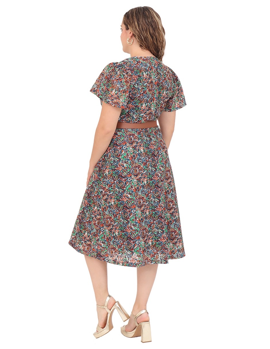 Vestido midi casual Duplan Petite Familia Grupo Toronto para mujer