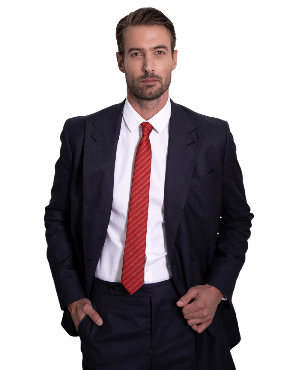 Corbata slim de seda para hombre 7