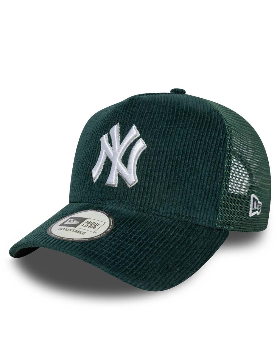 Gorra visera curva correa ajustable para béisbol Cord New York Yankees unisex